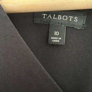 Talbots Navy Blue Midi Dress